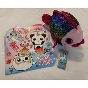 Valentine's Day book and plush
